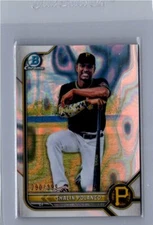 2022 Bowman Chrome #BCP-145 Shalin Polanco Lava Refractor /399 Pittsburgh Pirate
