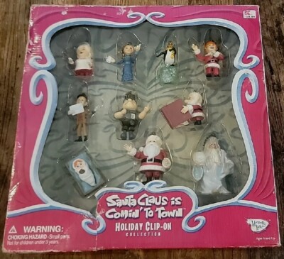 Santa Claus Is Coming to Town Holiday  Clip on Collection Memory Lane 2004 NIB