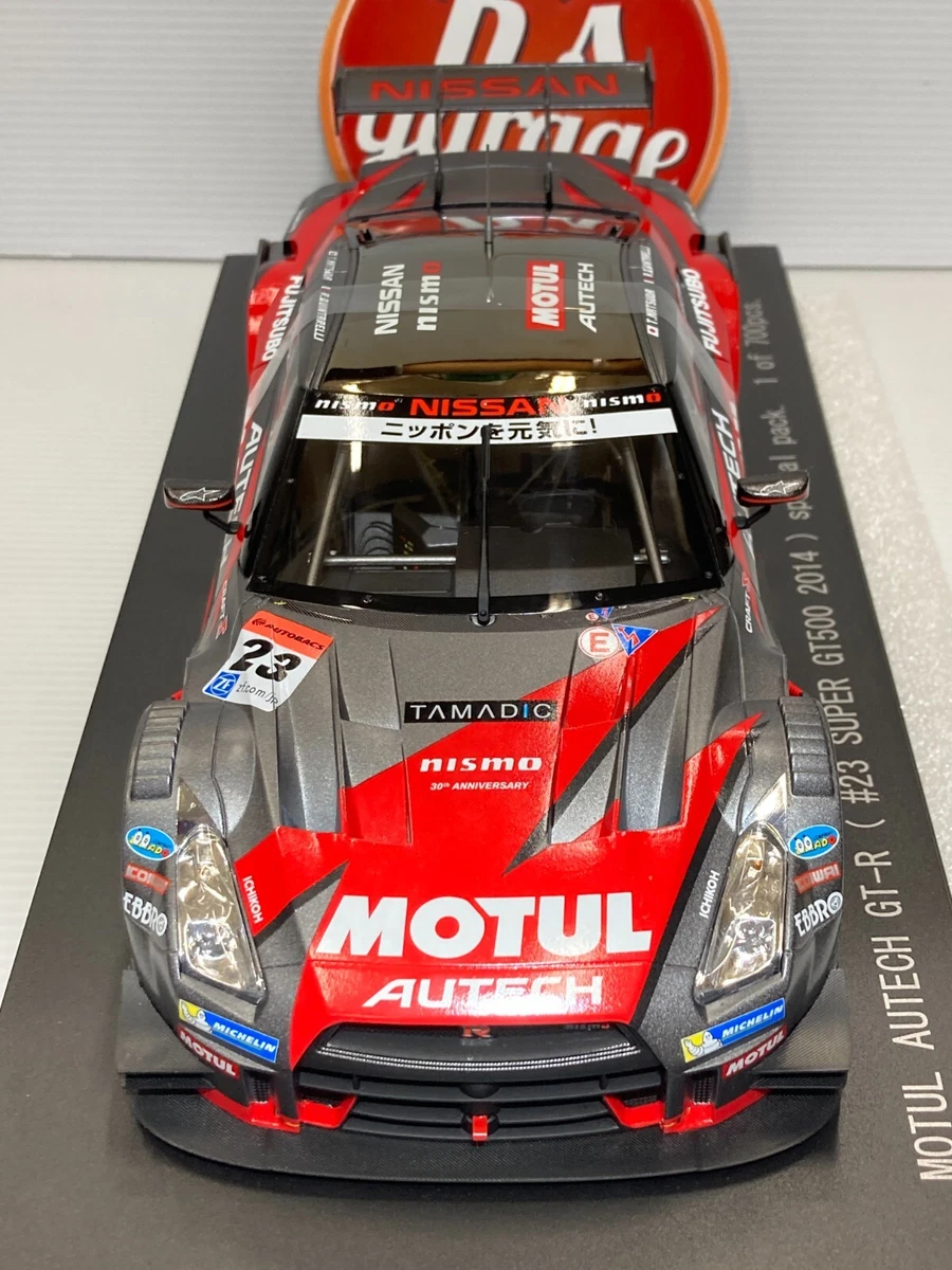 EBBRO 1/18 GT-R R35 MOTUL AUTECH #23 SUPER GT500 2014 Special pack nismo dealer