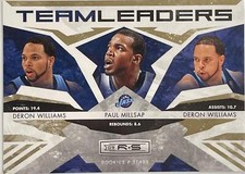 09-10 Panini Rookies Stars #29 Williams Millsap Williams Team Leaders Gold /500