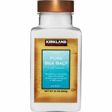 Kirkland Pure Sea Salt Fine Grain, 30 oz
