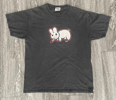 フランク・コジック　喫煙うさぎ フランク・コジック版画額「Smoking Rabbit（Blue）」 / Frank Kozik