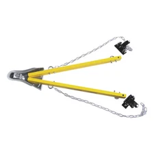 5000lb Adjustable Bumper Mount Tow Bar With Chain Towing Truck Trailer Car Black