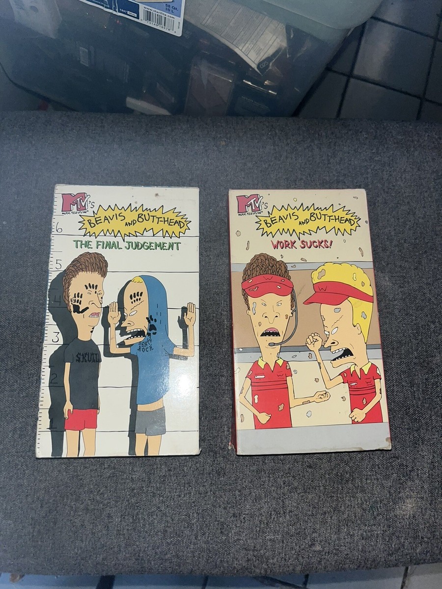 Beavis and Butt-Head VHS Duo Tapes (The Final Judgement & Work