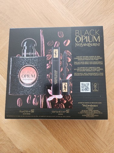 YSL Yves Saint Laurent Black Opium Parfum 30ml +Mini Mascara Gift Set BRAND NEW - Picture 3 of 5