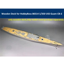 Wooden Deck for HobbyBoss 86514 1/350 Scale USS Guam CB-2 Model Kit