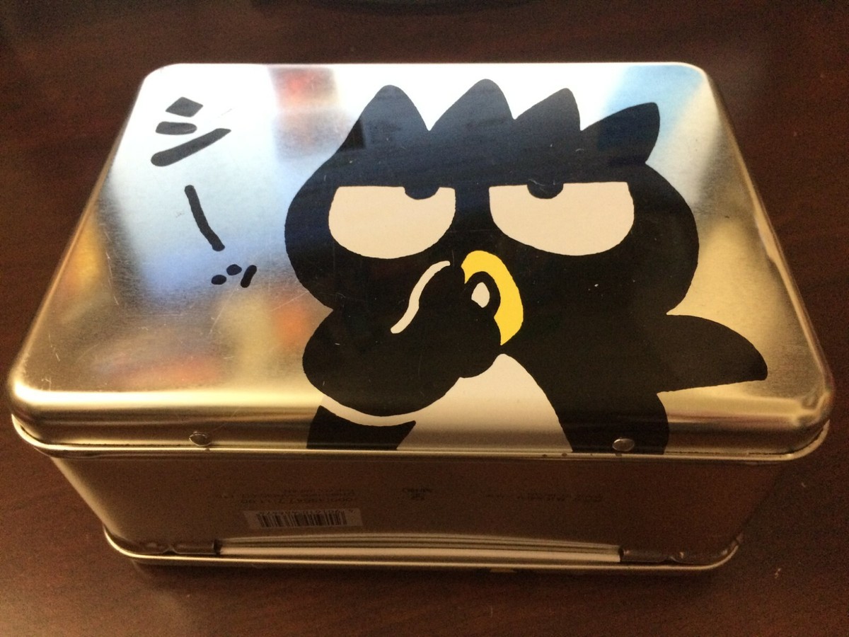 Vintage BAD BADTZ MARU Sanrio Pengiun Metal Lunch box 1993, 1995