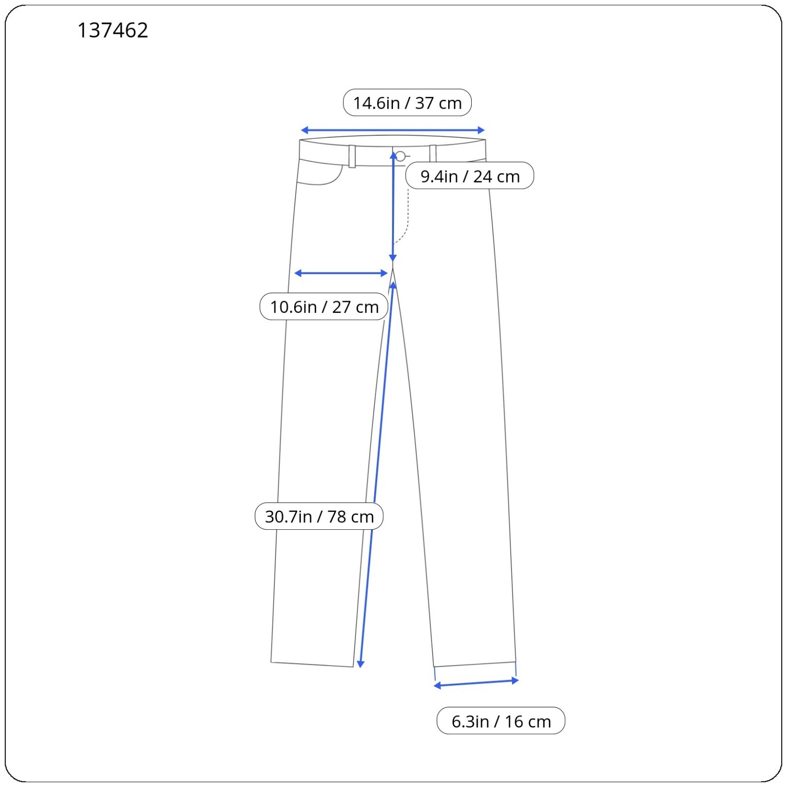 TOMMY HILFIGER Denton Straight Fit Jeans Men's W30/L32 Blue Whiskers Faded thumbnail 3