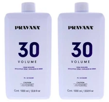 PRAVANA Chromasilk Creme Developer 30VOL 33.8 oz (Pack of 2)
