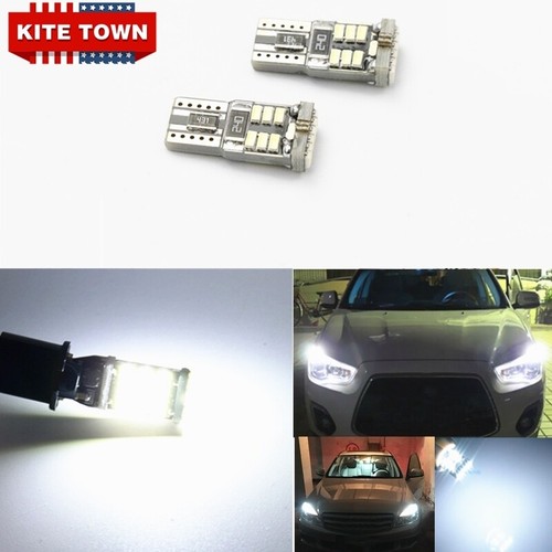 2 White LED Parking light bulbs for Toyota Prius SUPER BRIGHT 6000K