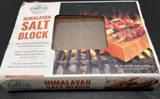 Himalayan Salt Block Grilling Slab - XL Size 8 x 8 x 1.5  by Caravel cooking