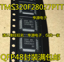1 PCS TMS320F28027PTT LQFP-48 Piccolo Microcontrollers 32-bit MCU Chip #98HY