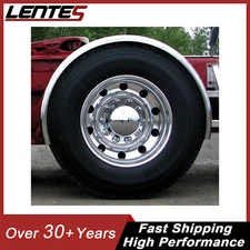 95" pair Stainless Steel Smooth Full Fenders Fits for Peterbilt FL KW PR