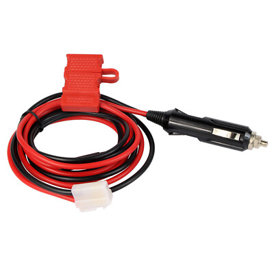 2meter 12V DC Power Cord Cable Cigarette lighter Plug Mobile Radio Kenwood ICOM