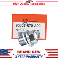 OEM For Honda/Acura Engine Oil Pan Drain Bolt Plug with Washer 90009-R70-A00