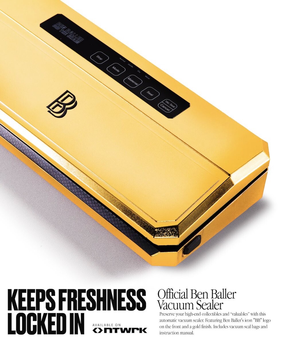 Ben Baller Vacuum Sealer Gold LIMITED Edition 1/300 NTWRK Exclusive Rare IN  HAND