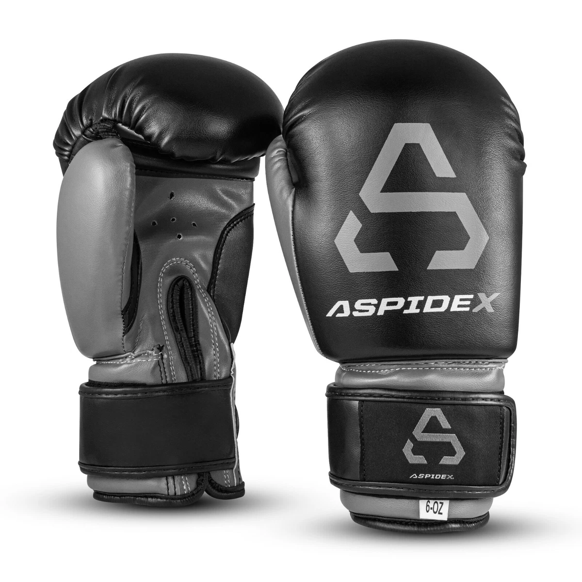 Guantoni Da Boxe Per Bambini - Set Da 10 Pezzi - Colori: Nero, Bianco, Grigio - Imbottitura In Schiuma Protettiva - 2