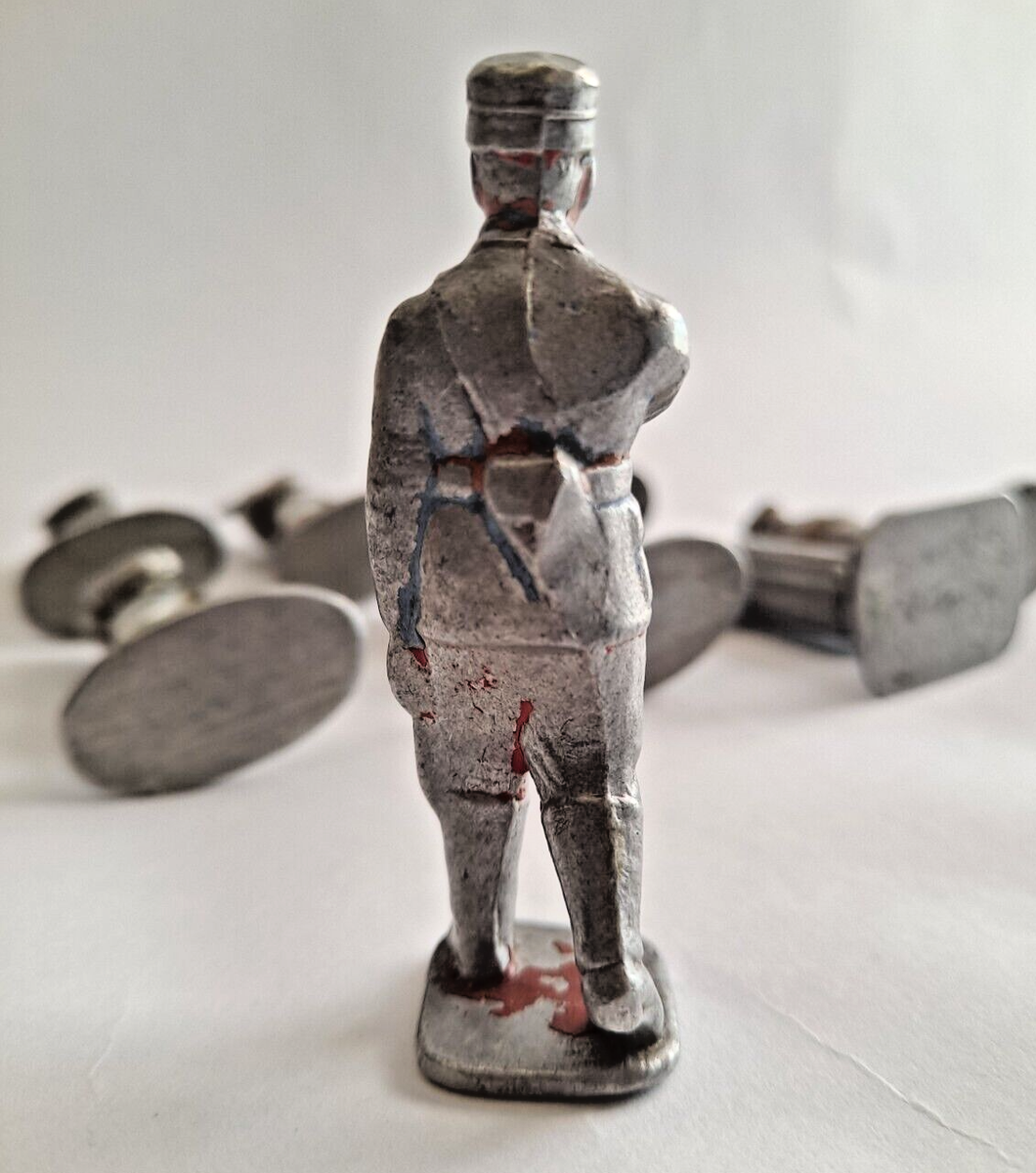 Lot De 8 Figurines Soldats Quiralu 14/18 - Aluminium - Jouet Ancien