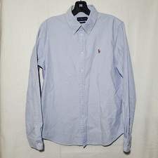 Ralph Lauren Shirt Youth's Large Button-down Shirt Classic Custom Fit Oxford