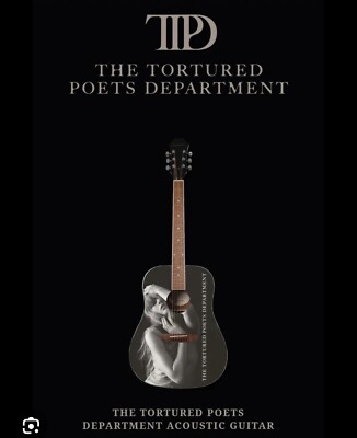 TTPD Taylor Swift The Tortured Poets Department Acoustic Guitar # Epiphone