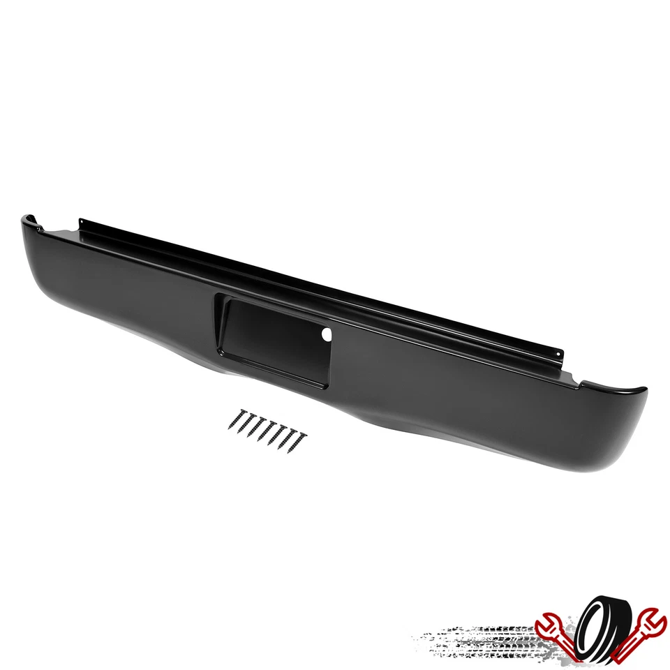 For Ford F250 F-250 F350 F-350 Super Duty Truck 99-07 Rear Roll Pan Steel Black - Image 2 of 4