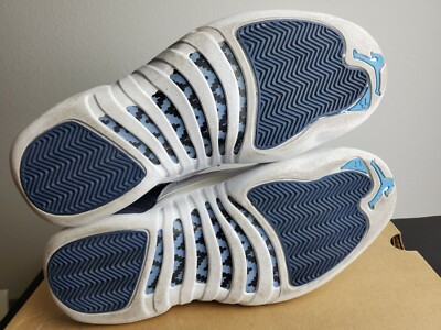 Jordan 12 Obsidian-white-french blue original 1997 release