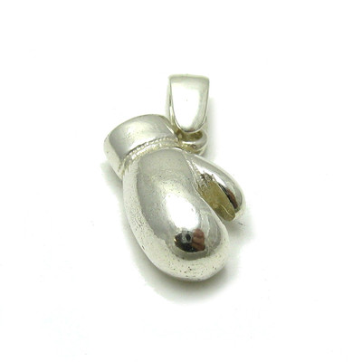 Genuine Stylish Sterling Silver Pendant 925 Boxing Glove Handmade