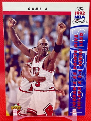 Michael Jordan 1993-94 Upper Deck #201 Game NBA Finals Chicago Bulls  🔥🔥🔥