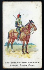 BRITISH AMERICAN (PLAIN) - TYPES OF BRITISH ARMY (NUMBERED) - #47 7TH QUEENS OWN