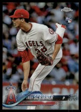 2018 Topps Chrome - Refractor #164 Troy Scribner (RC)