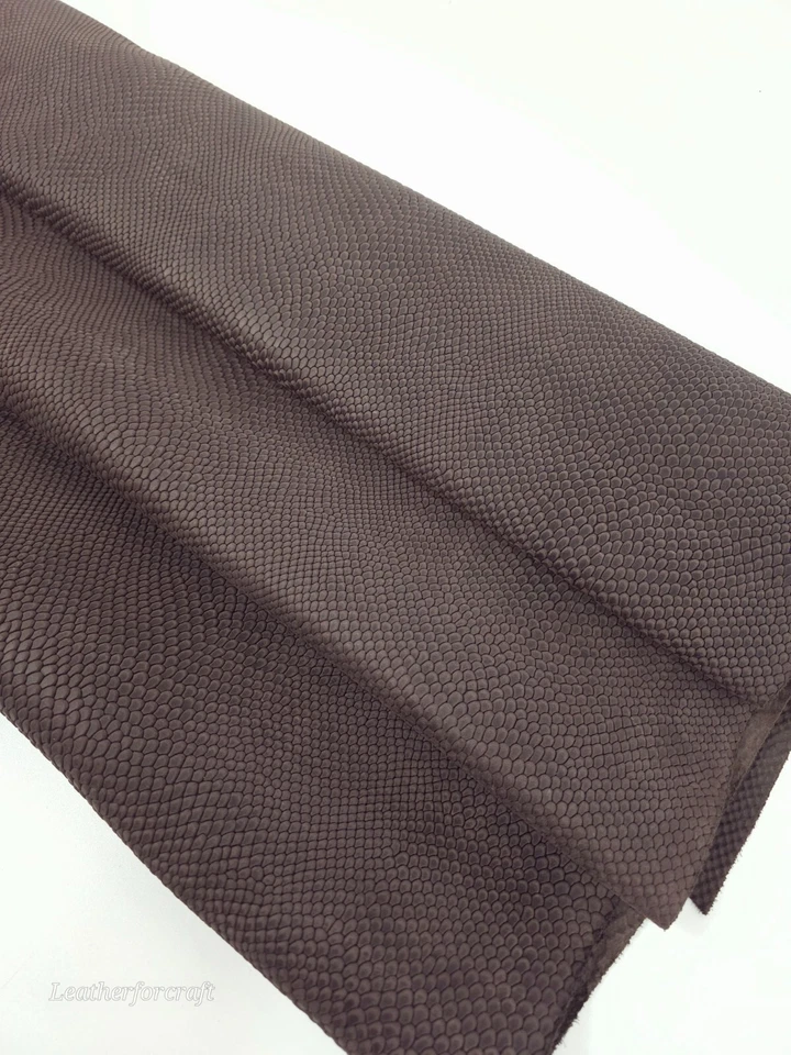 Mulch Pitonato Embossed Texture Amazing Snake Relief Leather LFC - Image 3 of 3