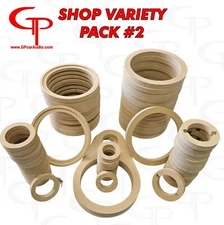 Shop Variety Pack: Speaker rings: 8", 6.5", tweeter rings, Component set baffle