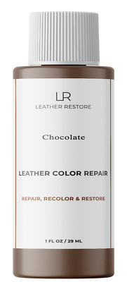 Leather Color Repair 1 Oz Recolor Restorer Couch Furniture Auto Interior, No Kit