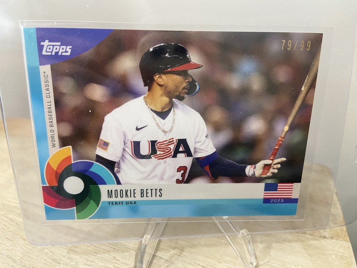 ムーキーベッツ wbc ムーキーベッツ SP WBC2023 アメリカ代表 ゴールド