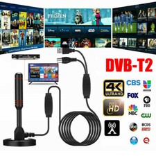 Digital TV Antenna Aerial DVB-T2 Car Caravan Camper Van Magnetic Outdoor Aerial
