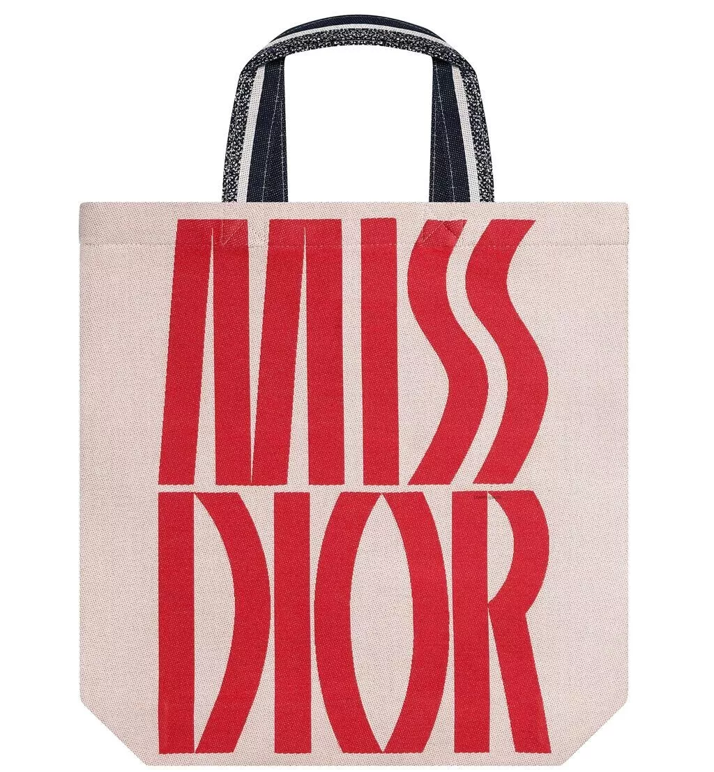 Sac fourre tout Chanel nouveauté Miss Dior Exhibition LTD 37,5 x 37 x 9 cm coton 2023