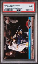 2023 Stadium Club Juan Soto #205 1991 Design Variation PSA 9 MINT Nationals