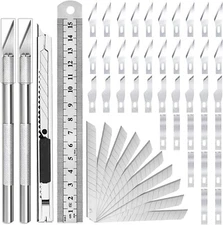 Kit Exacto Knife Set Blade Refill Xacto For Leather Craft Pen Cutter Razor