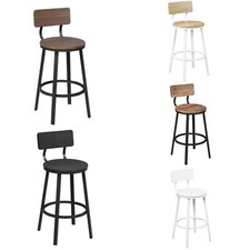 2/4/6xBarhocker Küchenhocker Kücheninsel Barstuhl rund Tresenhocker Metallrahmen
