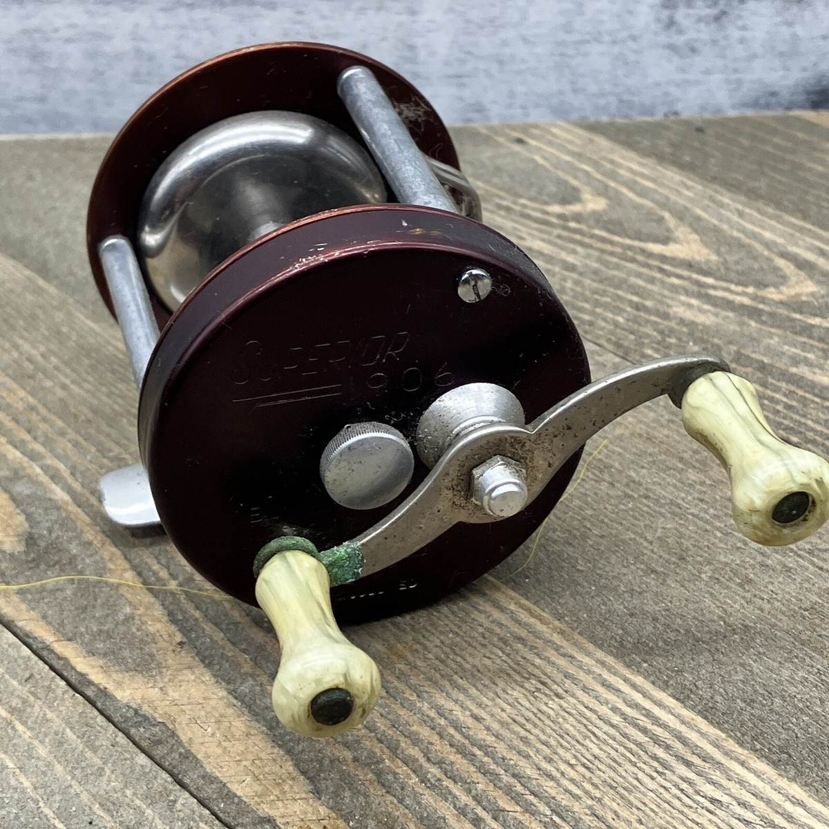 リール SHAKESPEARE SUPERIOR 1906 Vintage Shakespeare Superior 1906 Model ED Fishing Reel USA