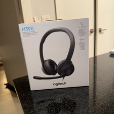 Logitech H390 USB Compute Headset Headphone Microphone Over On Ear NEW FAST SHIP