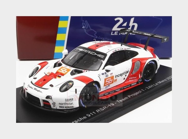 1:43 Spark Porsche 911 991 Rsr-19 4.2L #56 24H Le Mans 2022 Iribe Millroy S8649-image