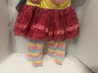 NEW Disney Sz 5/6 Fancy Nancy Costume Dress Leggings Tiara Wings & Accessories — photo 4