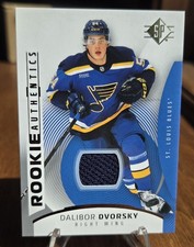 Dalibor Dvorsky 2025-26 SP Hockey Rookie Authentics Blue RC #138 Patch 🔥🔥🐸🐸