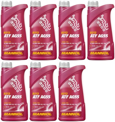7l Mannol 8212 ATF AG55 Automatikgetriebeöl 7x1l für ETL 7045E/8072B/N402