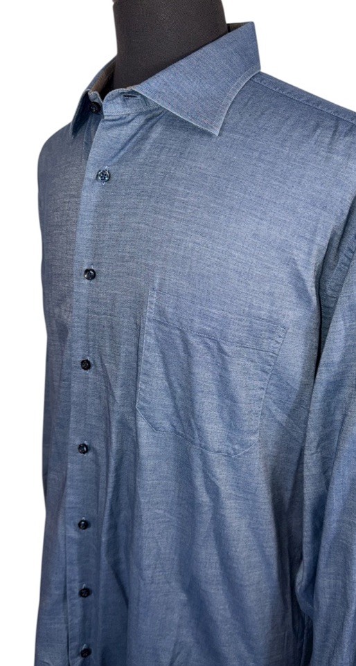 ROBERT TALBOTT ESTATE BLUE BUTTON FRONT SHIRT SZ … - image 1