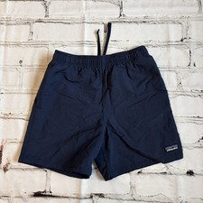 Kids Patagonia Lined Baggies Shorts 5" Smolder Blue 67036 sz M 10