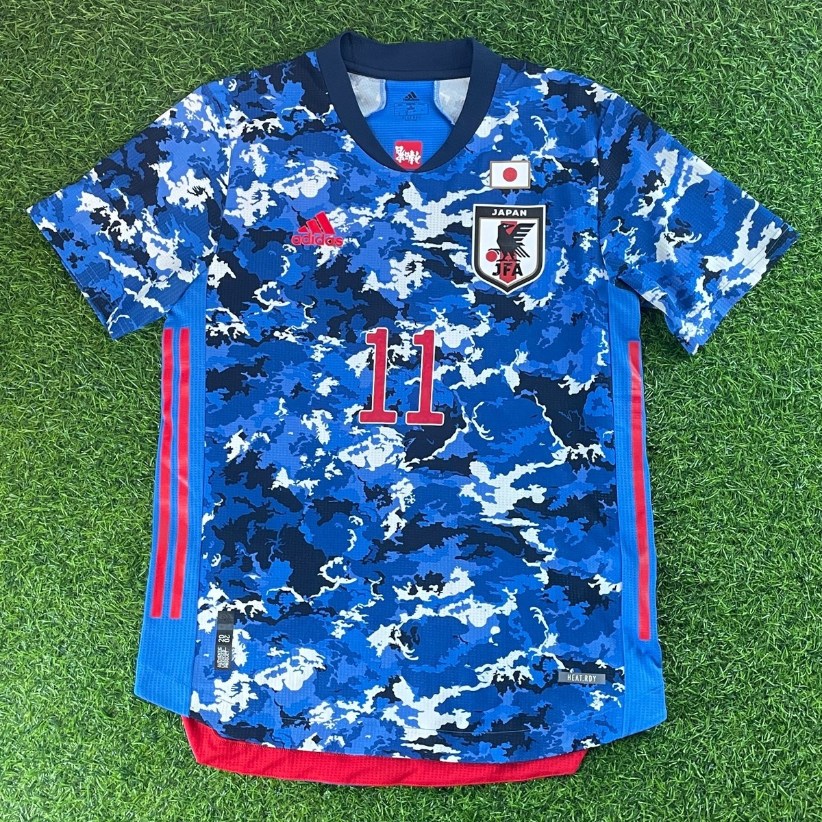 アディダス 日本代表 サッカーシャツ MITOMA 9 Kaoru Mitoma - Japan 2020 Official Player Issue Jersey Shirt Kit