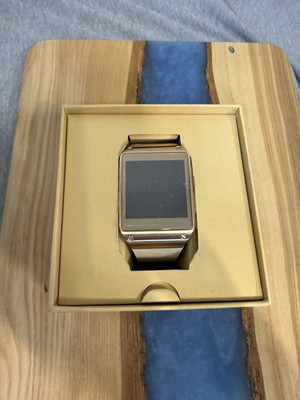 Samsung SM-V700 Galaxy Gear Smart Watch Gold Stainless Steel Brand New