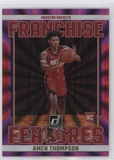 2023 Panini Donruss Franchise Features Holo Purple Laser 63/99 Amen Thompson v9t